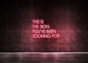 this is the sign you have been looking for- strength finder test