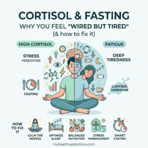 Cortisol and Fasting: Why You Feel ‘Wired But Tired’ and How to Fix It